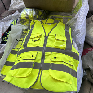 Áo khoác an toàn áo khoác áo khoác đồng phục Áo Hoodie phản quang an toàn Áo Khoác Phản quang màu đỏ cam an toàn vest với túi - Product Image 6