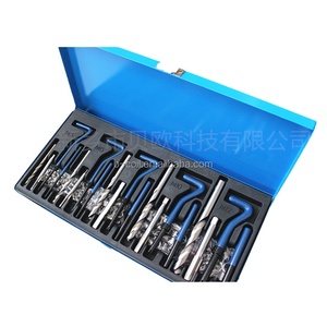 131pcs Thread Repair <strong>Tool</strong> Set <strong>Red</strong> | Thread Inserts Installation <strong>Kit</strong> / Repair <strong>Tool</strong> Drill Tap <strong>Kit</strong> | - Product Image 1