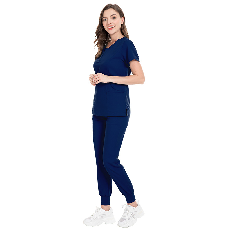 Navy blue suit