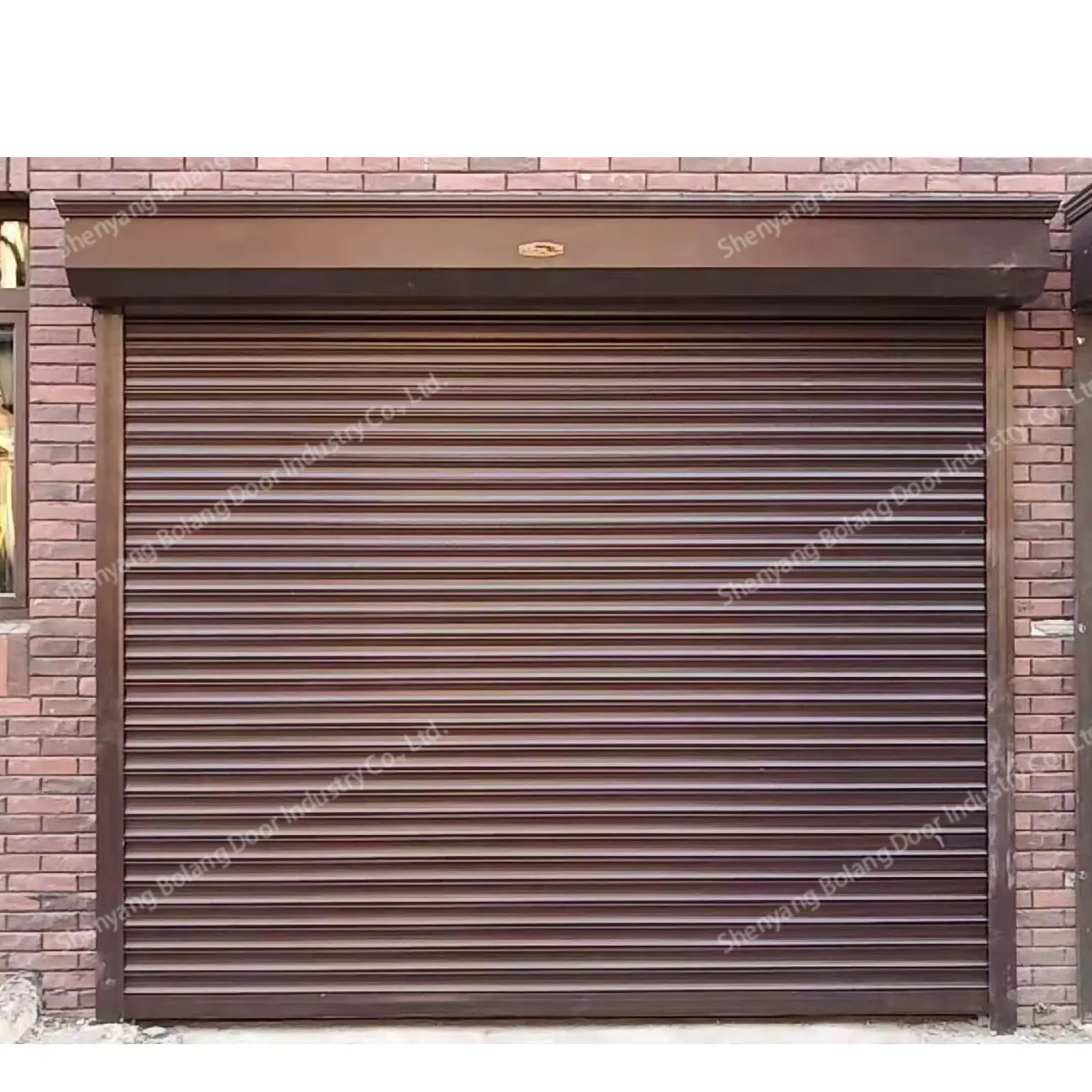 Puerta enrollable motorizada para puertas de garaje con control remoto manual