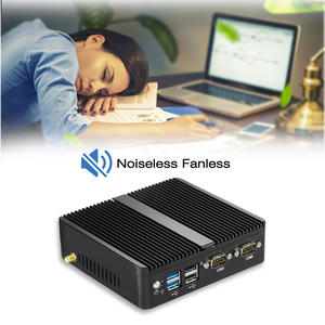 HelorPC industrieller lüfterloser tragbarer Mini-PC-Computer mit 3215U Ce-leron Linux DDR3L 4 GB Dual-NIC 2 RS232 H-D VGA 4 Usb MINIPC - Product Image 5