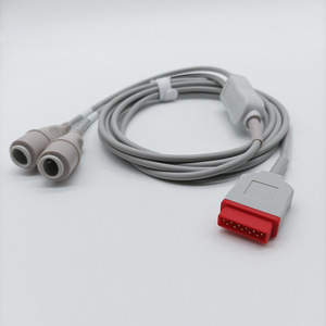 Tương thích với GE 11-pin để Edwards kép xâm lấn cáp, một đến hai kết nối cáp để Edwards - Product Image 1