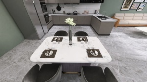 Wiselink nhà bếp Countertop Đá Cẩm thạch-tìm kiếm đá nhân tạo không có silica sửa đổi nhựa acrylic bề mặt rắn - Product Image 5