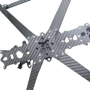 Büyük ölçekli Traversing makinesi FPV yarış 10/13/15 inç karbon Fiber raf aksesuar İha raf - Product Image 4