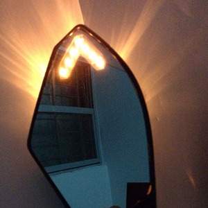 RACEPRO Motorcycle <strong>Custom</strong> <strong>Parts</strong> Super Bright Arrow Style Motorcycle Mirror With Turn Signal LED Light for Yamaha <strong>R1</strong> R6 R3 R25 - Product Image 5