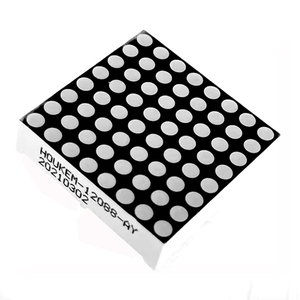 HOUkem12088AB 1,2 дюймов светодиодная матрица 8x8 чистый зеленый 3 мм точечная матрица - Product Image 6