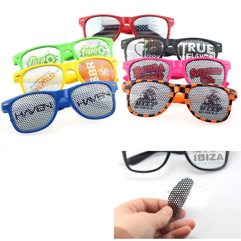 Personalizzato vari stili di calcio calcio tifo occhiali da campagna paesi bandiera adesivo adesivo per lenti da occhiali da sole