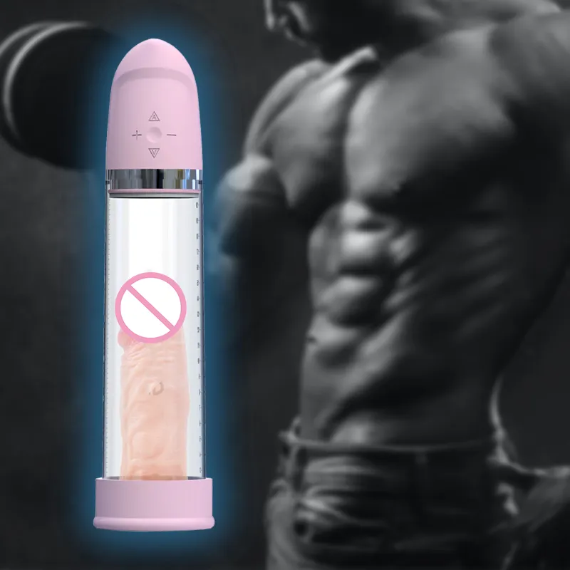 Sex Product Shop Sterk Zuigen Vibrerende Elektrische Vacuümpomp Voor Mannen Penis Vergroting Oefeningsapparaat