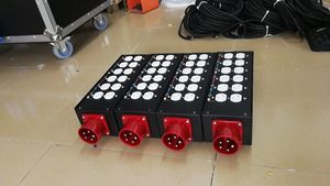 5-15 Us Outlets Power <strong>Split</strong> Panel Single <strong>Phase</strong> Stage Event Rack Mount Power Distro Power Box - Product Image 5