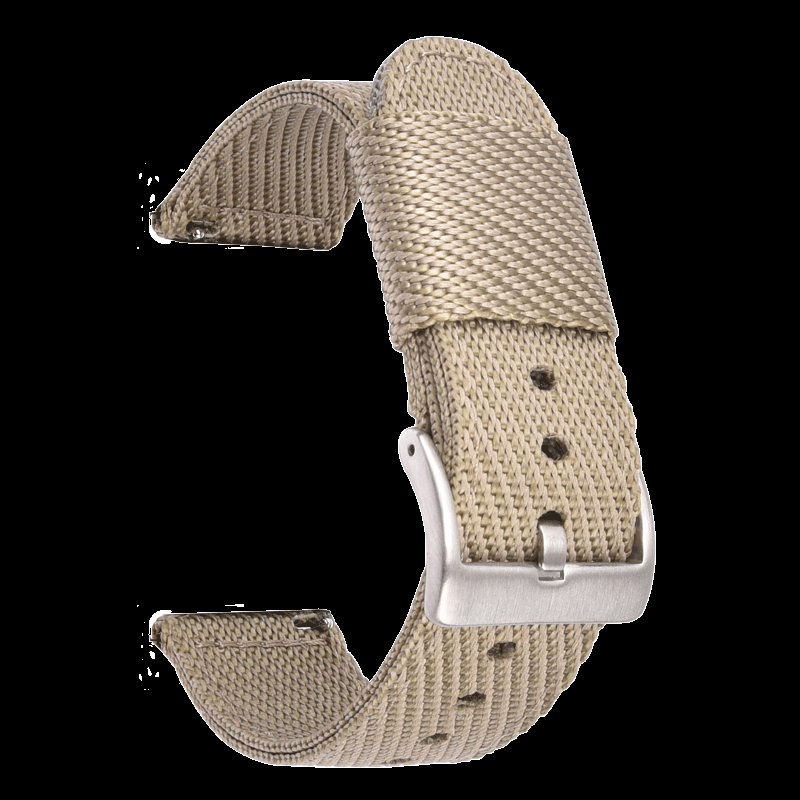 Kaki + boucle argentée
