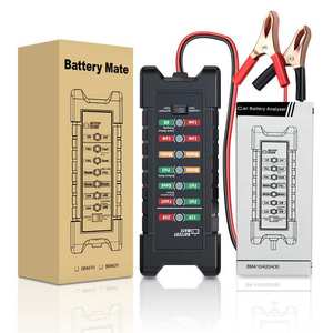 BM410 12V 24V pil Test cihazı şarj yükleme kontrol araba pil Test cihazı teşhis aracı alternatör testi için dizel yakıtlı - Product Image 1