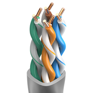 İnternet ağı ağı iletişim hattı Cat5e kablosu için TL-EC5e-100B katı İletkenler kauçuk Cat5e/305m İletişim kablosu - Product Image 1