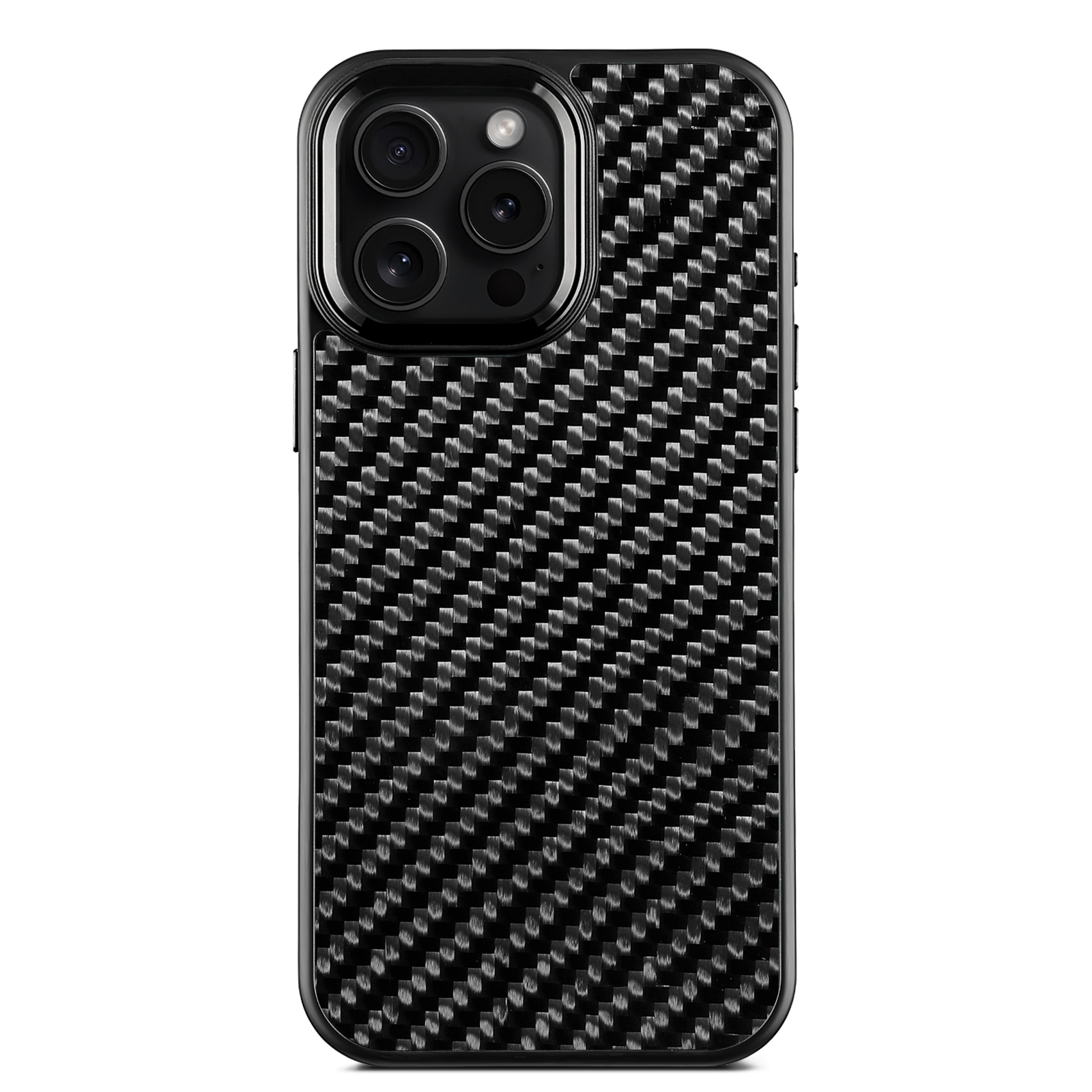 black metal frame carbon fiber