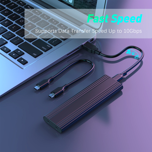 M.2ปลั๊กแอนด์เพลย์ NVMe SSD Enclosure USB3.2ปลอกอลูมิเนียมภายนอกสำหรับ M.2โซลิดสเตตฮาร์ดดิสก์ SSD - Product Image 4
