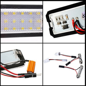 <strong>12V</strong> White <strong>LED</strong> Car <strong>Led</strong> License Number Plate <strong>LED</strong> Light for F-iat <strong>500</strong> F-iat 500c - Product Image 3