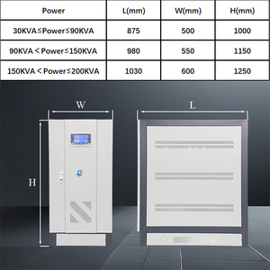 50KVA trifásico automático AC AVR equipo 3 fases 15KVA 20KVA 30KVA AVR estabilizador de voltaje