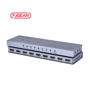 Fjgear 8 puertos Hdmi Splitter y combinador 1 entrada 8 salida Splitter 1X8 Hdmi 4K Kmv Splitter - Product Image 3