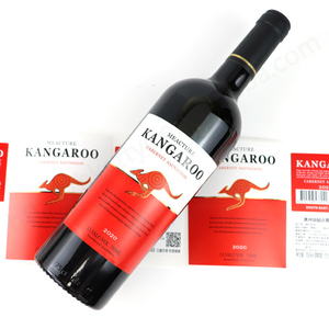 In Ấn Rượu Vang Đỏ Chai Biểu Tượng Dán Bia Không Thấm Nước Dập Nóng Lá Vàng Trắng Nhãn Dán Rượu Vang Tùy Chỉnh Nhãn Hiệu Riêng Rượu Vang - Product Image 2