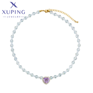 שרשרת-01612 Xuping תכשיטי אופנה שרשרת 14K זהב צבע יפה ייחודי creative סביר מדהים <span class=keywords><strong>Shell</strong></span> חרוז שרשרת