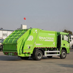 Shacman ánh sáng dut 210hp tự tải máy nén rác xe tải thủy lực ép rác nhỏ Xe Rửa Thùng rác bán xe tải - Product Image 4