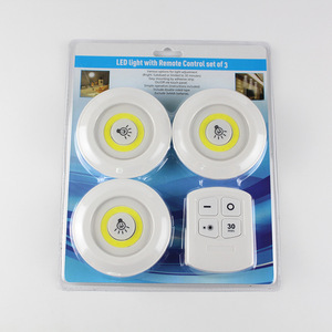 リモコン付き4インチ電池式ベビー調節可能な明るさタイマーパックナイトライト - Product Image 1