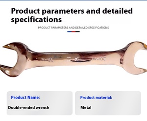 五金工具两用开口扳手批发机械修理开口扳手双头手动工具 - Product Image 5