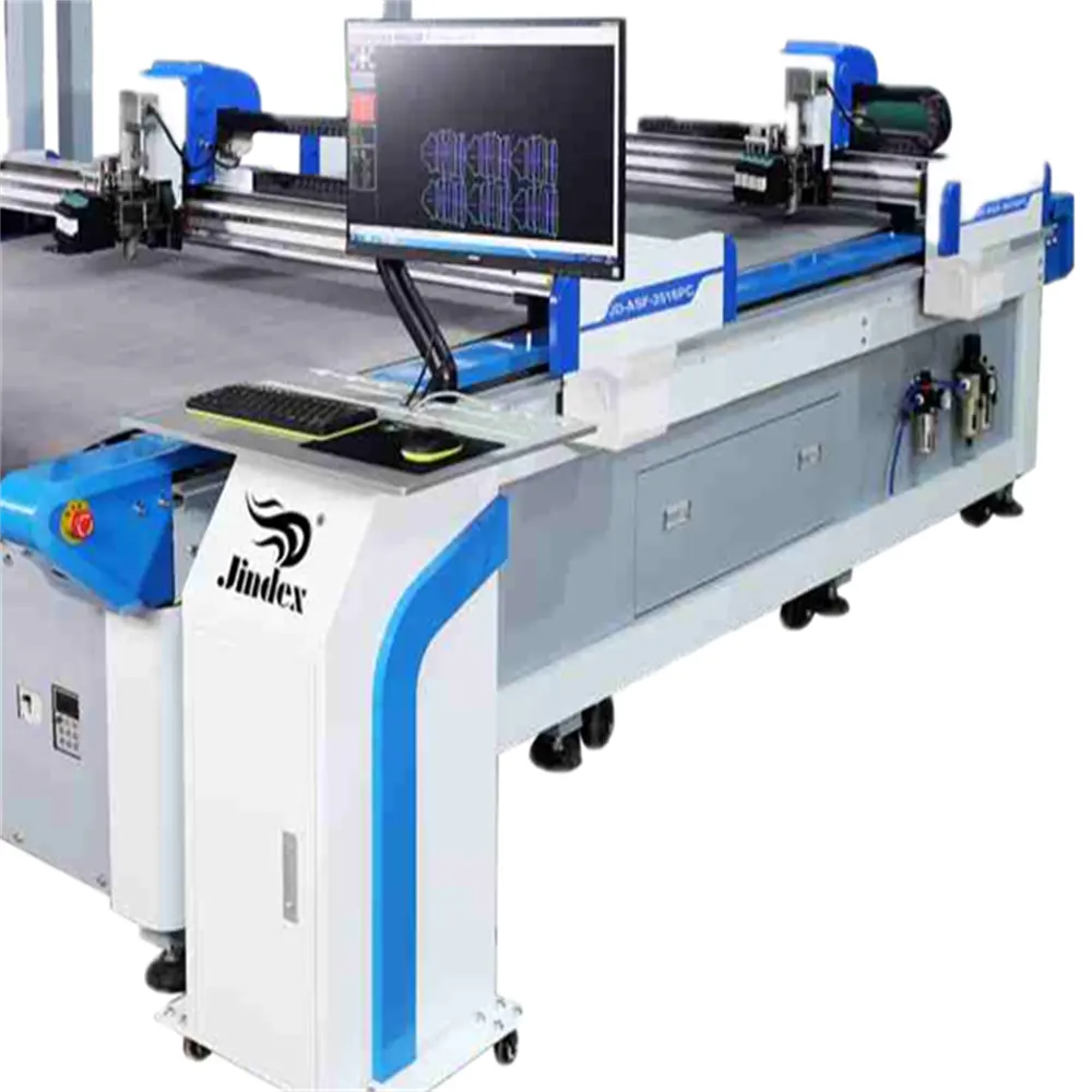 Jindex-máquina de corte textil para ropa, sistema de proyección de corte de punto de rayas y rejilla de alineación de tela, 3016, 3020