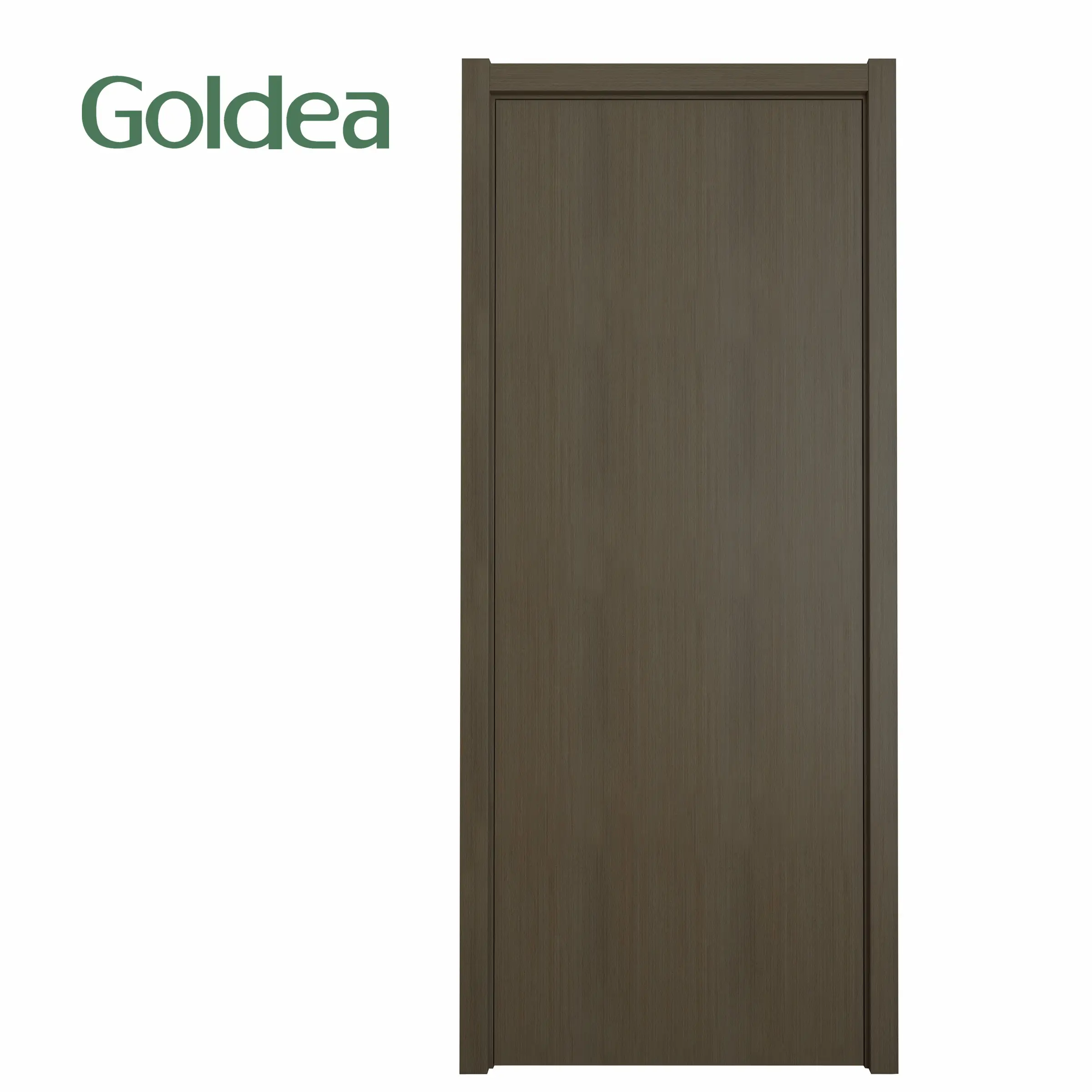 Porta de madeira da cozinha do quarto do banheiro WPC composto de madeira do PVC deslizante