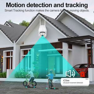LEVOFAST A6 IP66 su geçirmez güvenlik kamera gece görüş İki yönlü ses kablosuz WiFi PTZ kamera ICSEE 4MP - Product Image 5