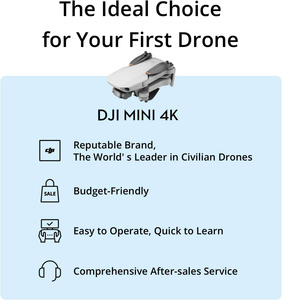 适用于DJI迷你4k轻型无人机10千米图像传输38kph风阻稳定悬停适用于初学者遥控器