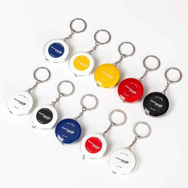 Mètre ruban porte-clés allemand (couleurs assorties)