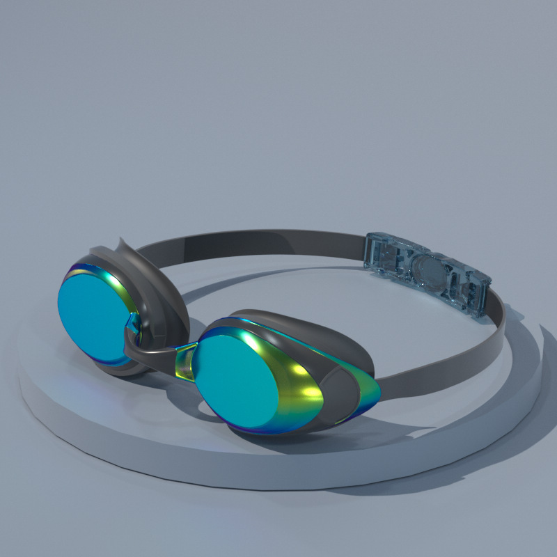All black with colored plating