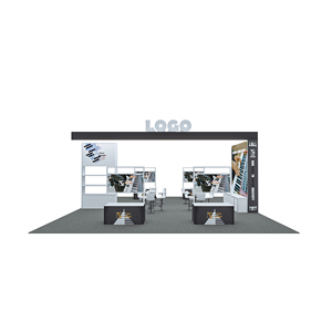 Cabina Modular de Diseño Personalizado 30 * 30ft/9x9M Hecho en China Cabina Estructurada de Aluminio Grande Cabinas Reutilizables para Ferias - Product Image 2