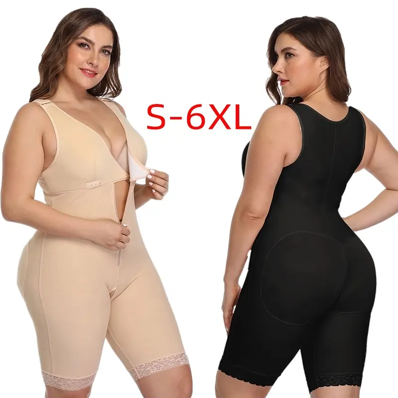 Ebay Private Label Tummy Butt Lifter Women Fullbody Shapewear Plus Size Fajas Colombianas Post Surgery Bodysuit For Body Shaping