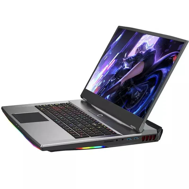 Laptop B17A laptop OEM ODM, komputer gaming bisnis i7 10750H notebook kinerja tinggi