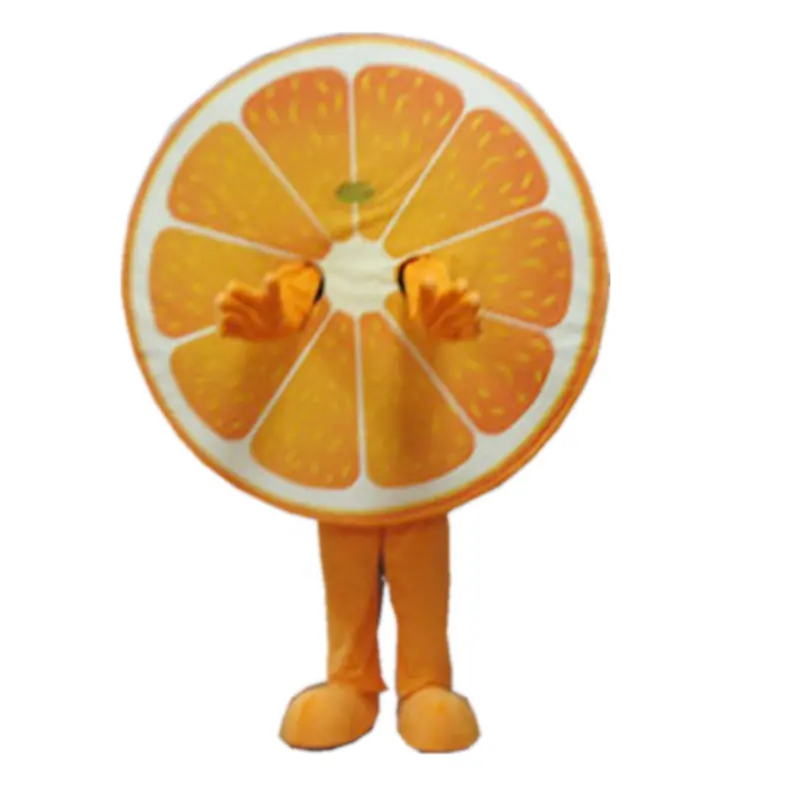 Оранжевый костюм талисмана Hola для продажи/индивидуальный костюм талисмана