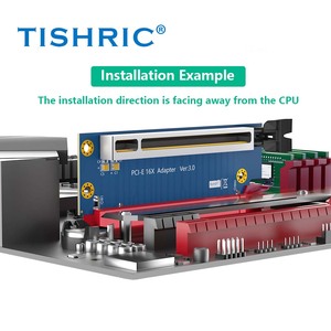 TISHRIC <strong>PCI</strong>-Express 3.0 16x Riser Card, <strong>PCI</strong> Express 3.0 16X 90 Degree High Speed Riser Card for 2U Serve - Product Image 6