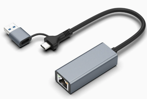 Black USB A+C 2.5G