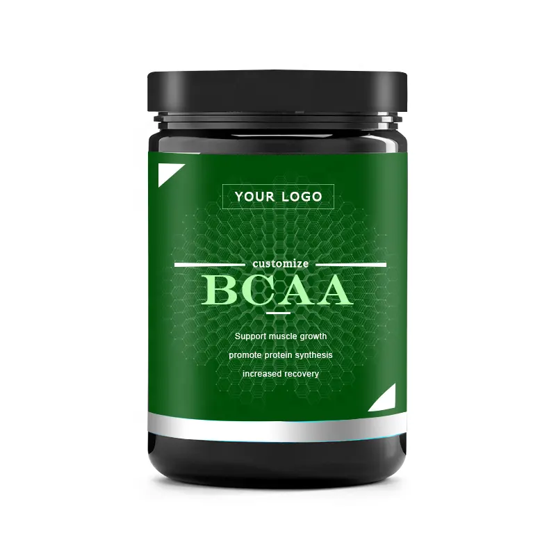New Factory Better Quality BCAA 100% Pure With Free Sample BCAA Powder Customized Bulk BCAA In Bottle For Body Supplement