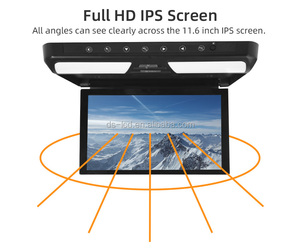 Monitor de techo abatible para coche de 11,6 pulgadas, pantalla LCD delgada montada en MP5 con monitor de entrada USB SD HD - Product Image 6