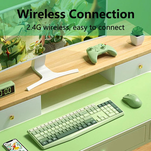 2.4G Wireless Keyboard Ergonomie Magic Girl's Business Study Tastatur für Laptop Office PC Gamer Computer