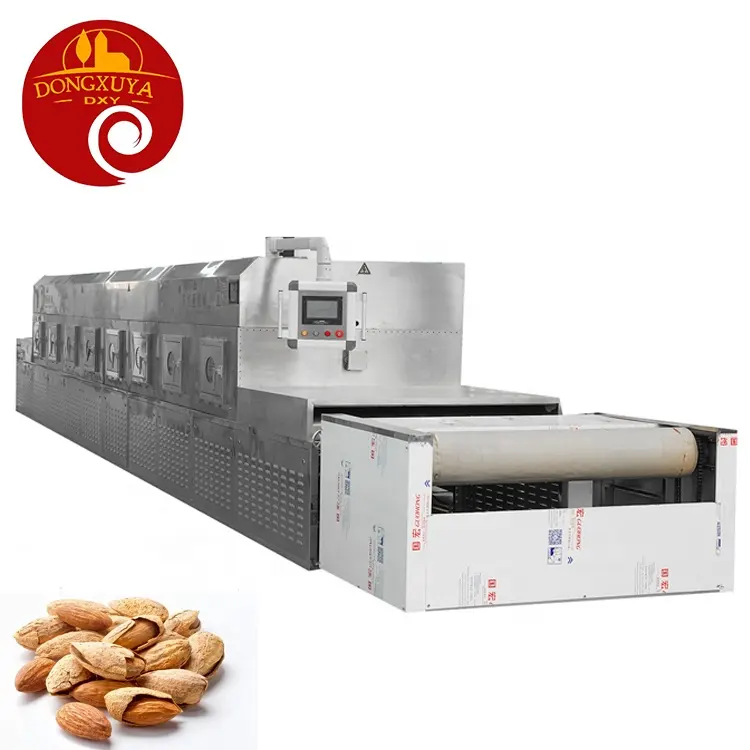 Deshidratador automático de microondas de acero inoxidable de grado alimenticio, Máquina secadora de microondas, equipo de esterilización tipo túnel