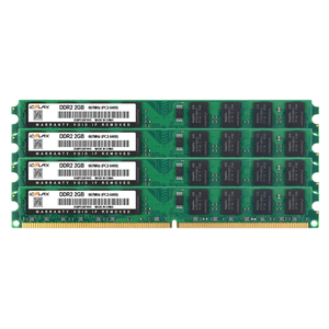 ICOOLAX Original DDR2 RAM Speicher modul 667 800MHz 2GB 1GB PC2-5300 PC2-6400 DDR2 für Desktop PC Gaming 1.8V