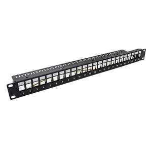 19 Inch 1U 24 Port blank <strong>patch</strong> <strong>panel</strong> cAT5e cat6 cat6a unloaded empty <strong>Patch</strong> <strong>Panel</strong> - Product Image 1