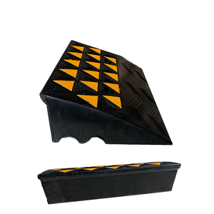 600x360x150mm反射車ストッパースピードランプロードサイドステップ滑り止めステップパッドロードウェイスロープ用ゴムブロック - Product Image 4