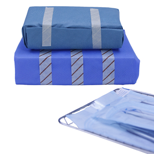 Y tế vô trùng chống vi khuẩn dùng một lần phẫu thuật áo choàng 45gsm không dệt vải SMS Spunbonded PP vết thương y tế hàng tiêu dùng - Product Image 5