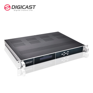 ASI 128 SPTS MPTS UDP RTP a 16 RF DVB-T Salida IP a RF Modulador Procesador Multicast IP a RF Gateway - Product Image 4