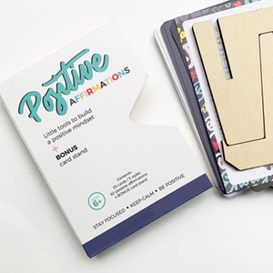 Positive Affirmation Card Custom Printing with Display Stand