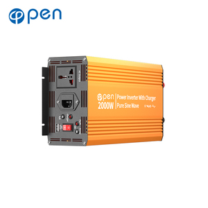 Inversor de onda sinusoidal pura de 2000W Inversor de energía solar fuera de la red Inversor doméstico de alta frecuencia Entrada 12/24/48VDC Salida 100/110/220VAC - Product Image 2