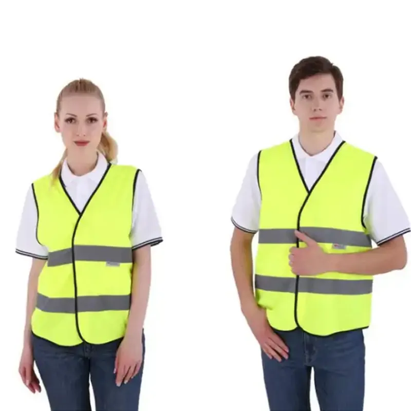 2023 Customized Public Reflective Mesh 100% Polyester reflective jacket Reflective Vest safety